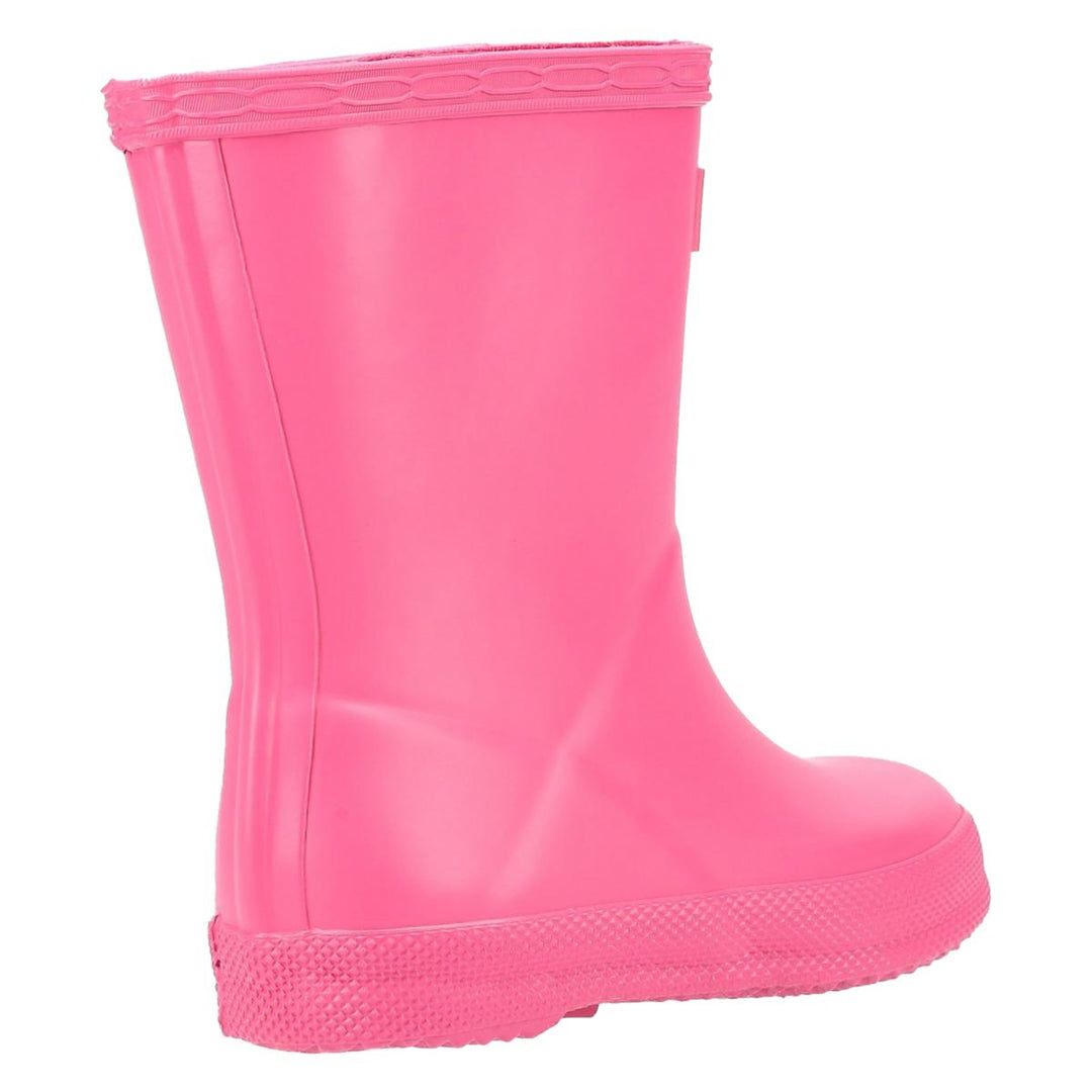 Hunter Kids First (Matte) Wellington Bright Pink