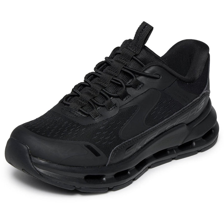 Glide Step Vista Lane Trainers Black / Black Sole