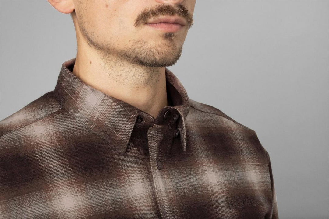 Harkila Folke shirt jacket Burgundy