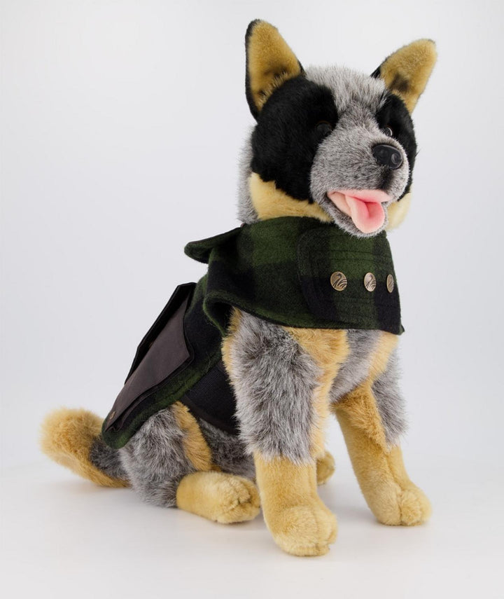 Classic Dog Cover Olive/Black Check