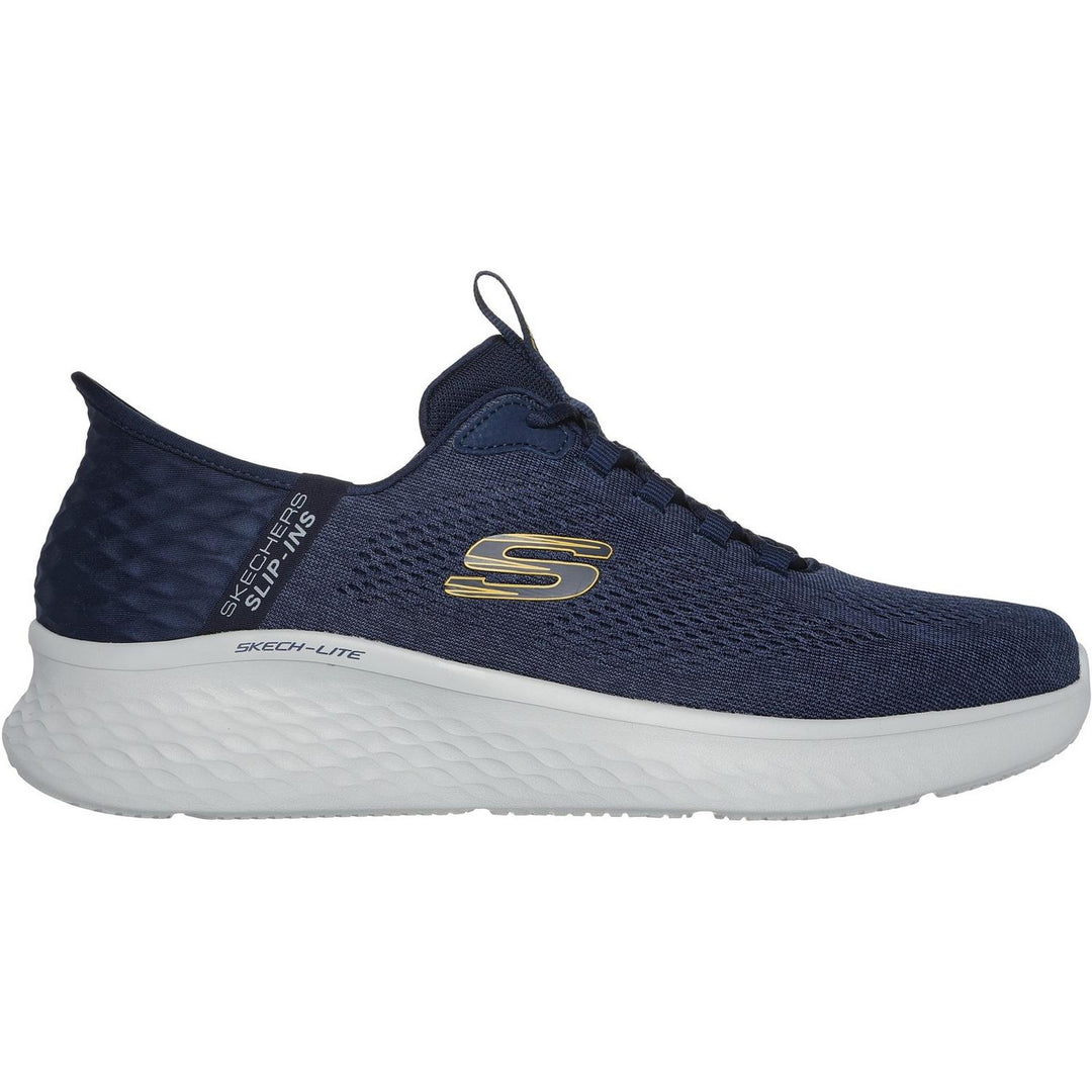 Skech-Lite Pro Primebase Trainers Navy/Yellow