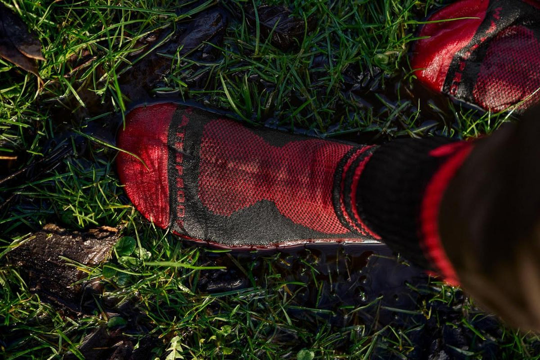 Harkila Härkila Waterproof sock Red/Black