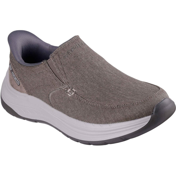 Skechers Decklin Gulliver slip on shoe Taupe