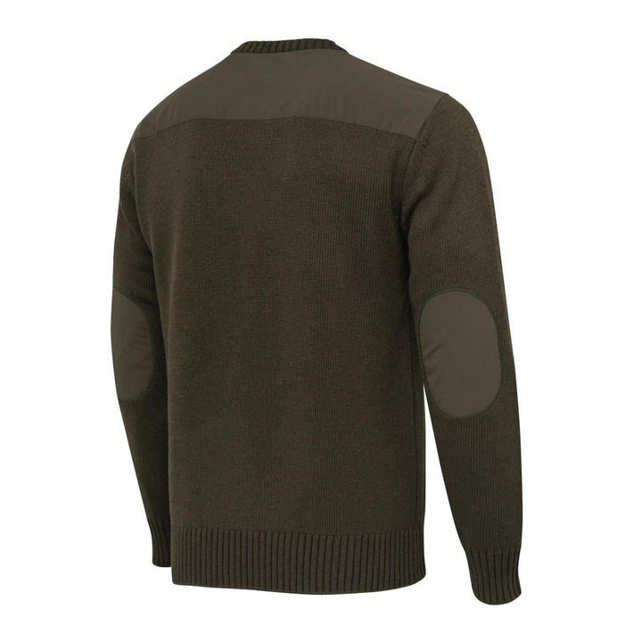 Beretta WILTON CREW NECK TECH SWEATER Brownbark&moss