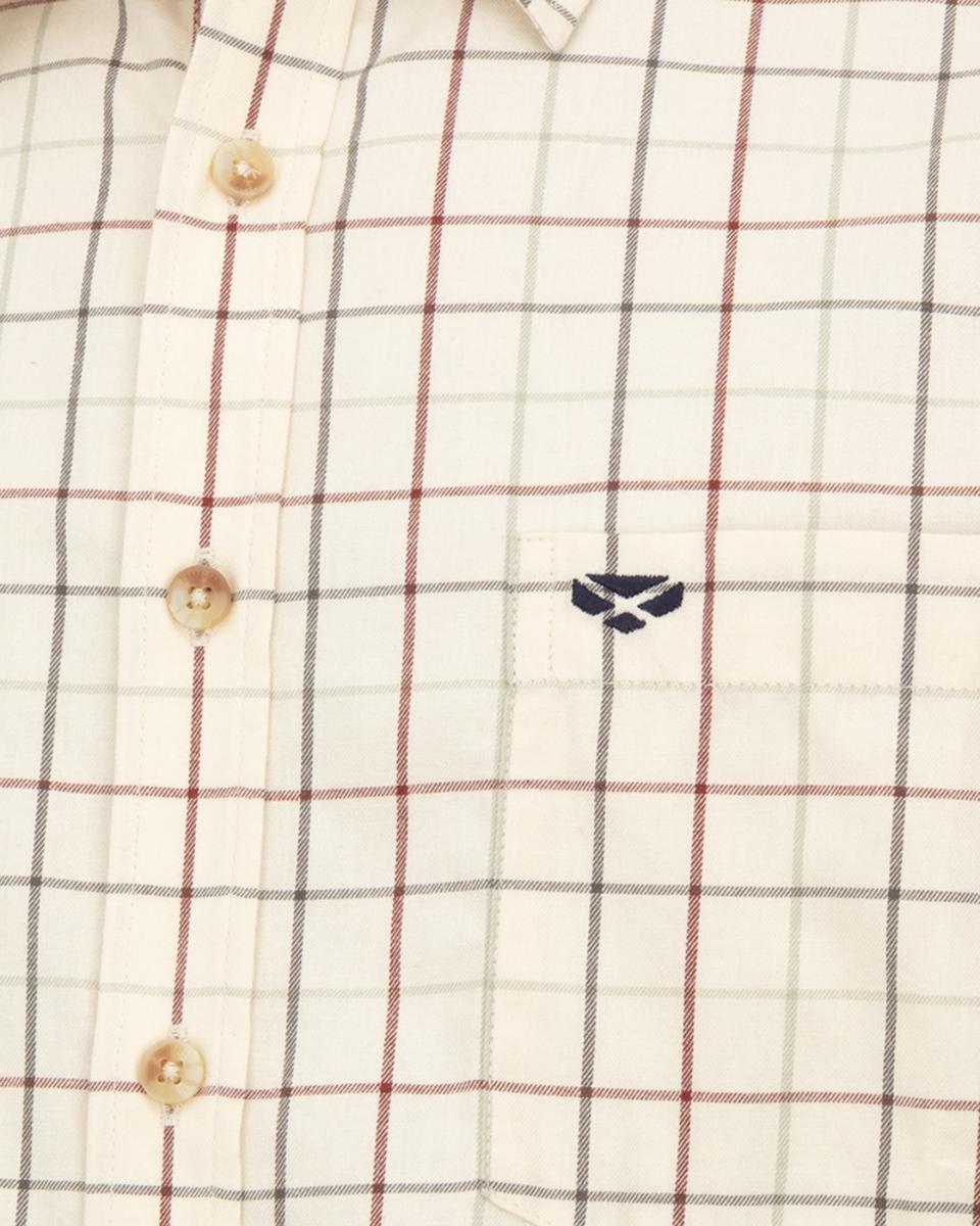 Hoggs of Fife Chieftain Premier Tattersall Shirt Rust – view 3