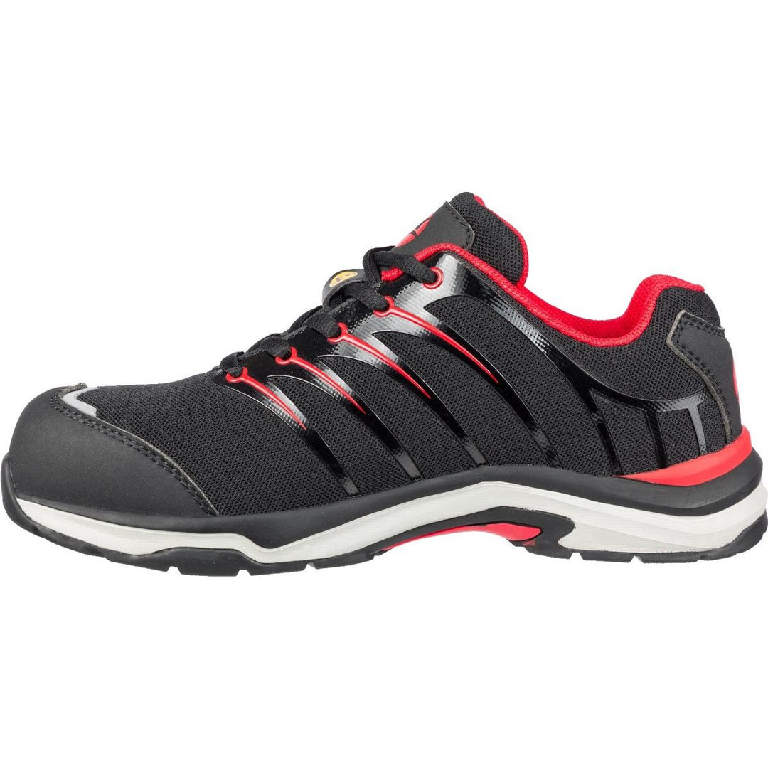 Albatros Twist Low Lace Up Safety Shoe Black/Red