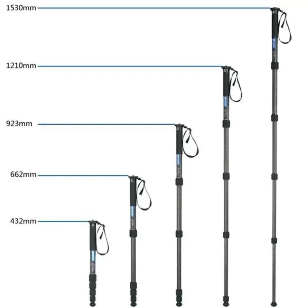 Leofoto MP-285C Carbon Fiber 5 Section Monopod