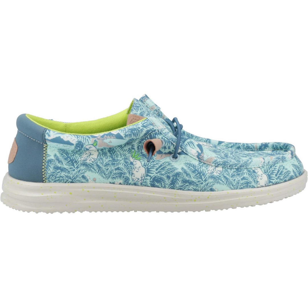 HEYDUDE Wally H2O Tropical Shoe Blue Tropical – view 3