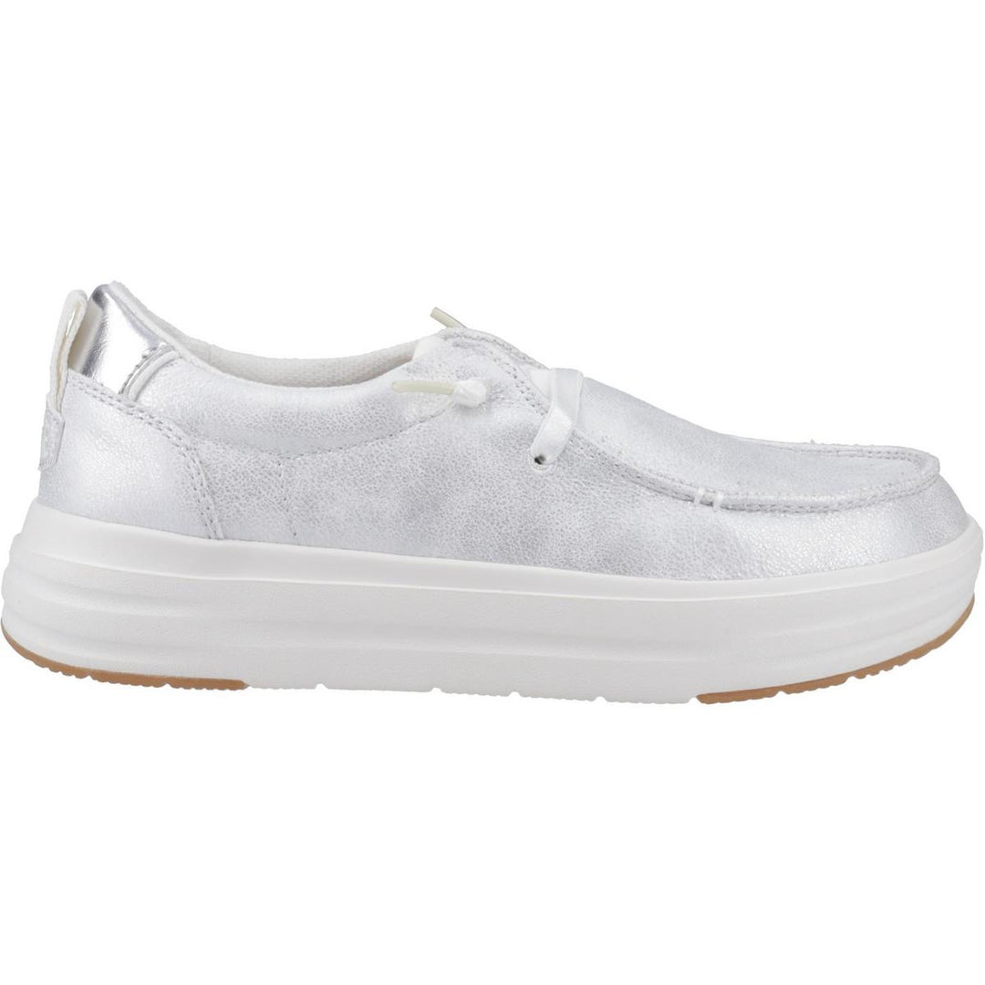 HEYDUDE Wendy Nova Shimmer Shoes Snow