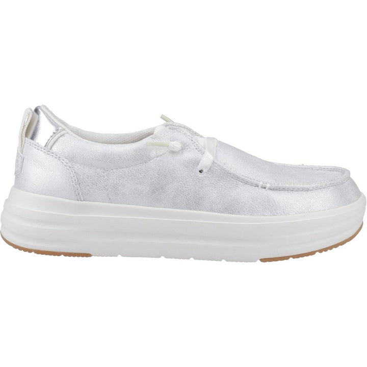 HEYDUDE Wendy Nova Shimmer Shoes Snow