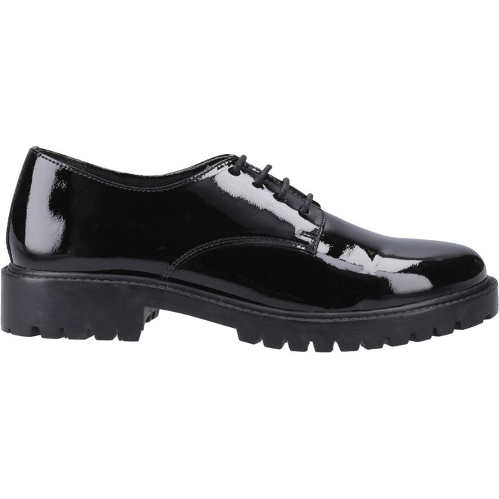 Hush Puppies Aubrey Lace Up Patent Jnr – view 5