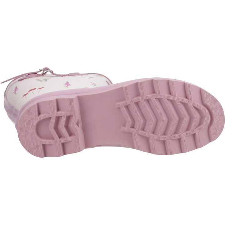 Cotswold Wildflower Tall Wellingtons Pink