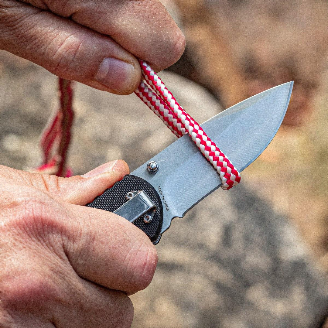 Smiths Satin Drop Point Blade - Black