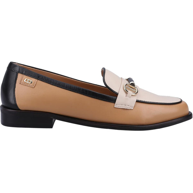 Dune Glossi Loafers Camel