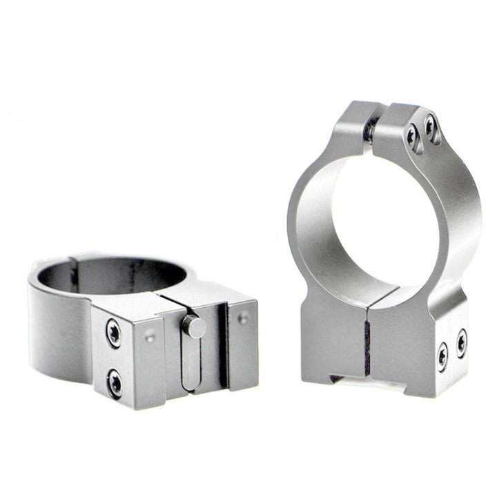 Warne 1 Inch Silver High Tikka Pa Rings 2TS