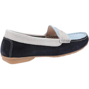 Riva Banyoles Moccasin with Tassel Navy Blue White