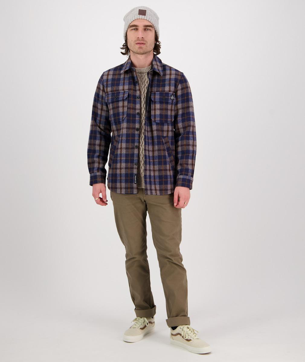 Swanndri Kiaraki v3 Wool Shacket Trail Check