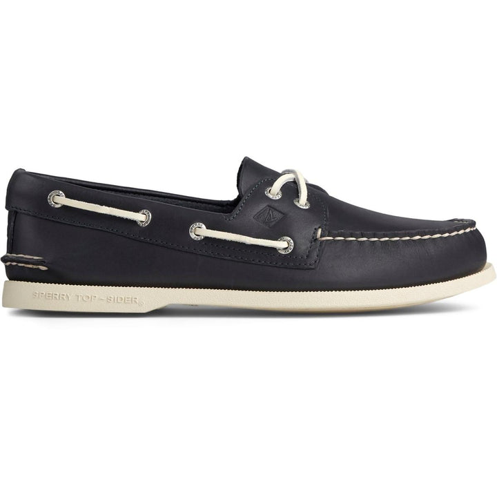 Sperry Authentic Original Leather Boat Shoe Navy