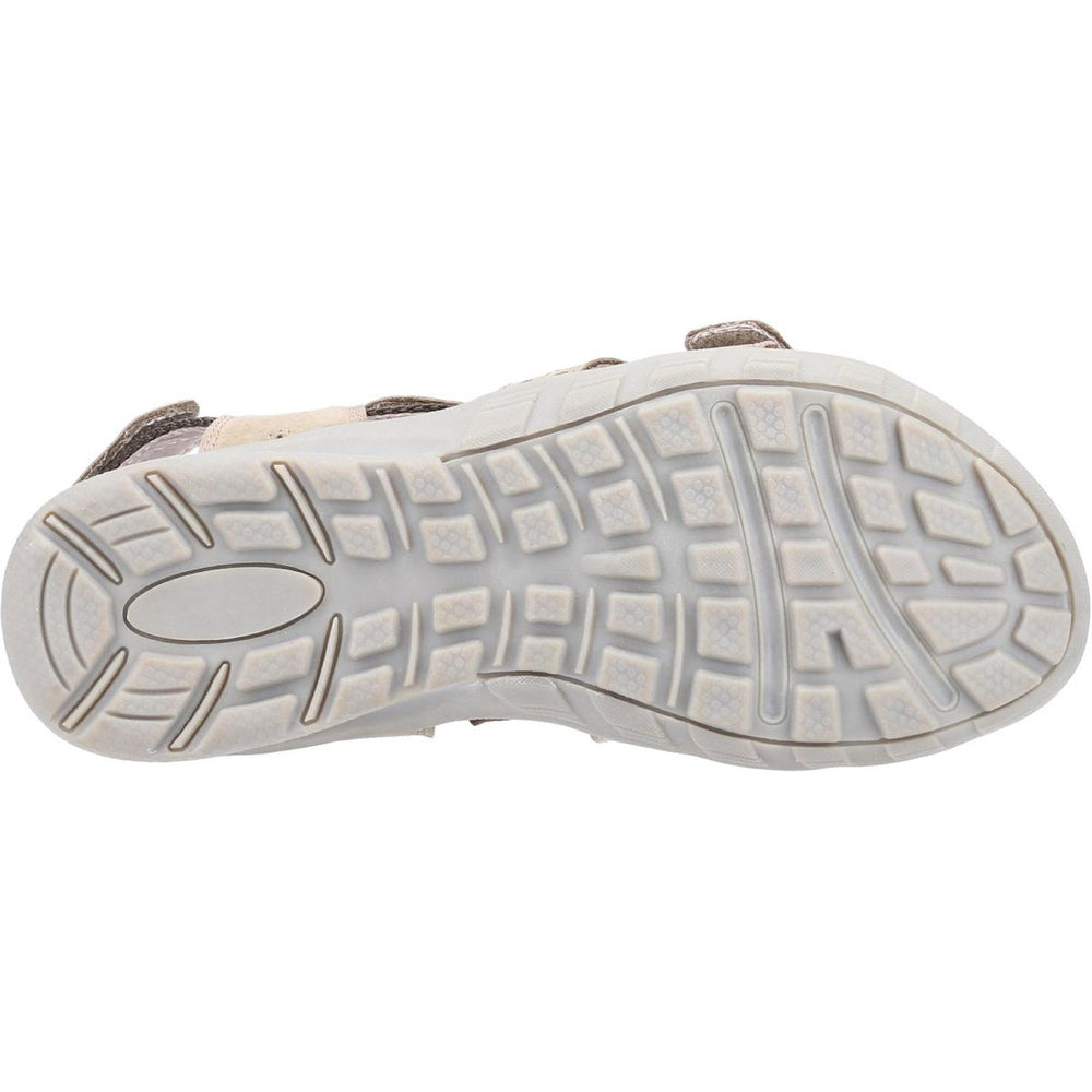 Fleet & Foster Bilbao Leather Summer Sandal Taupe – view 2