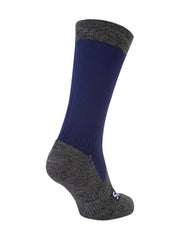Sealskinz Raynham Waterproof All Weather Mid Length Sock Blue/Grey Marl Unisex SOCK