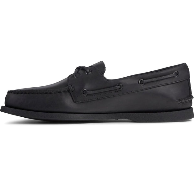 Sperry Authentic Original Leather Boat Shoe Black