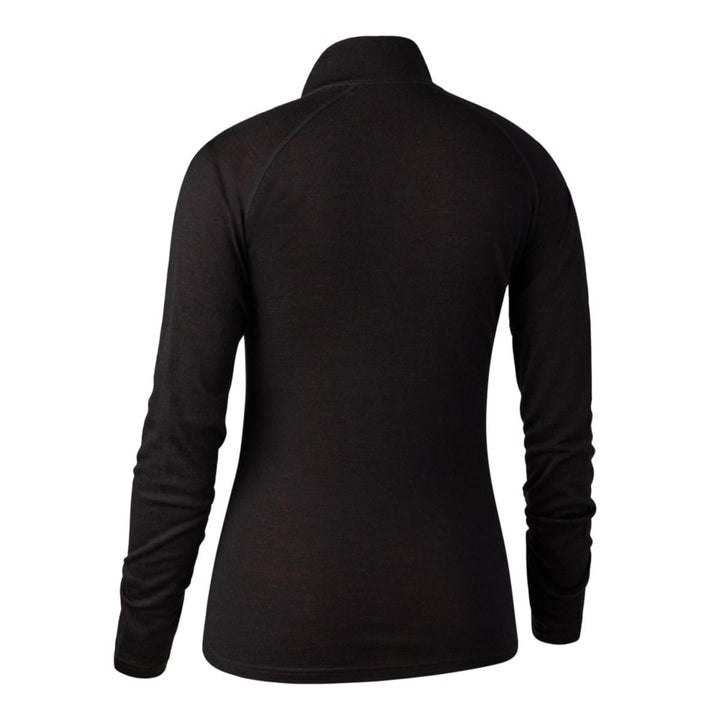 Deerhunter Lady Quinn Merino ½-Zip Undershirt Black Oak