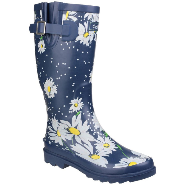 Cotswold Burghley Waterproof Pull On Wellington Boot Daisy