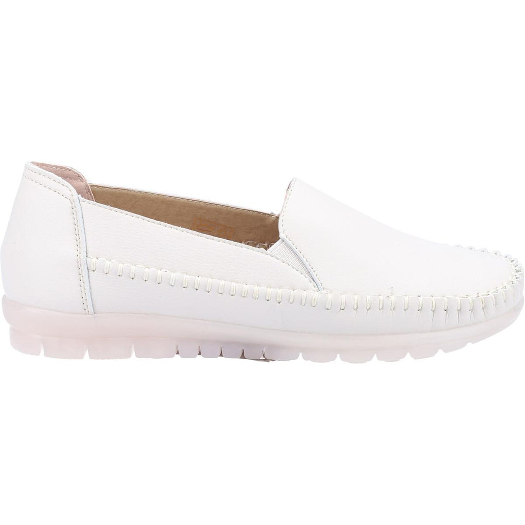 Fleet & Foster Shirley Slip On Shoe White