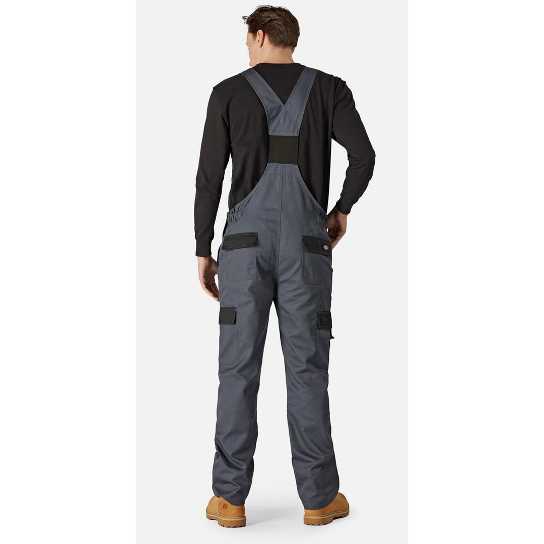 Dickies Everyday Bib and Brace Grey/Black