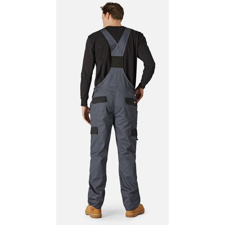 Dickies Everyday Bib and Brace Grey/Black