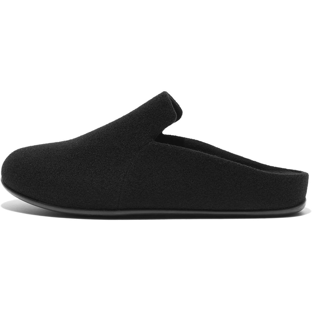 Fit Flop Chrissie II Haus Felt Slippers All Black