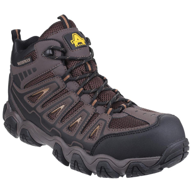 Amblers Safety AS801 Waterproof Non-Metal Safety Hiker Brown