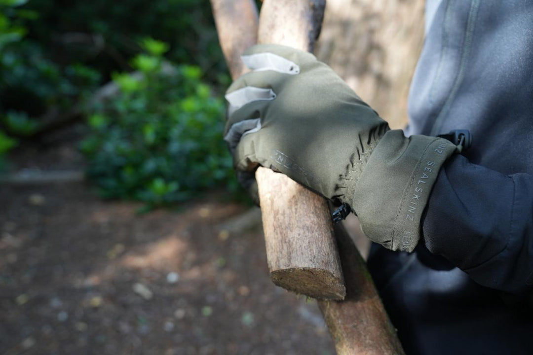 Sealskinz Drayton Waterproof Lightweight Gauntlet Olive Unisex GLOVE