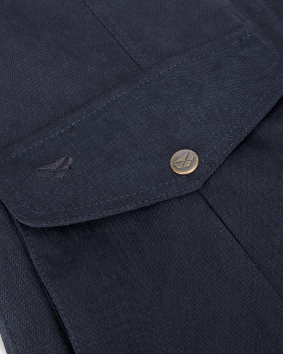 Hoggs of Fife Struther Ladies W/P Field Coat (with hood) - Navy