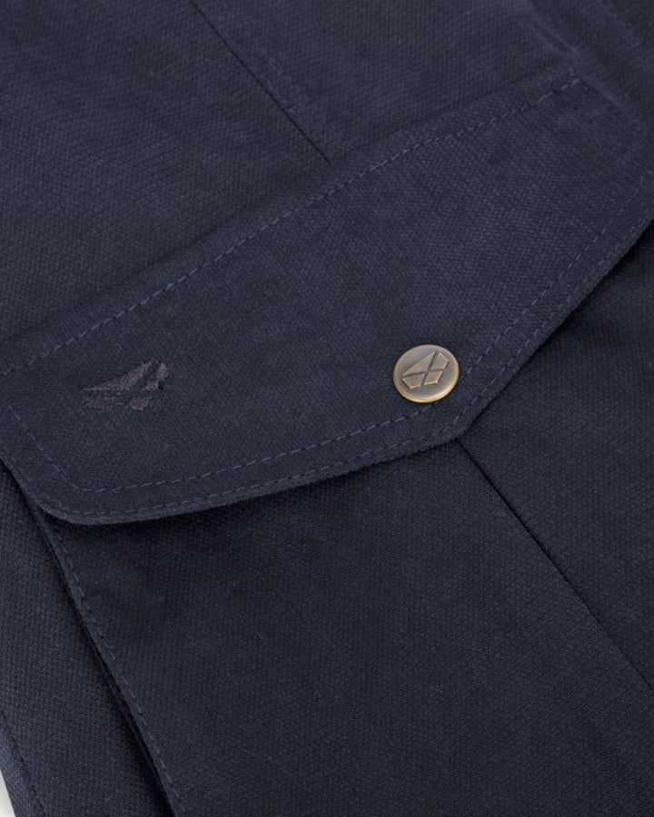 Hoggs of Fife Struther Ladies W/P Field Coat (with hood) - Navy