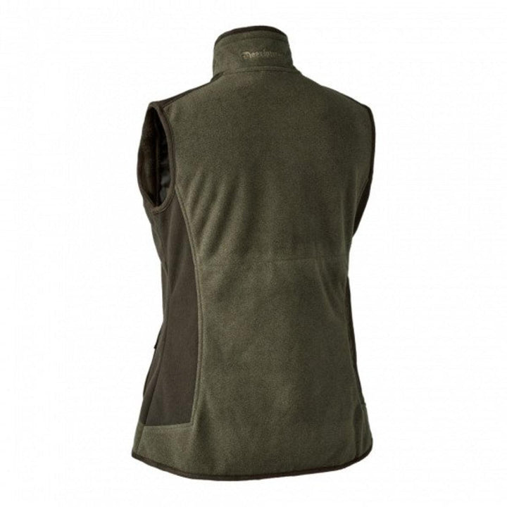 Deerhunter Lady Pam Bonded Fleece Waistcoat Graphite Green