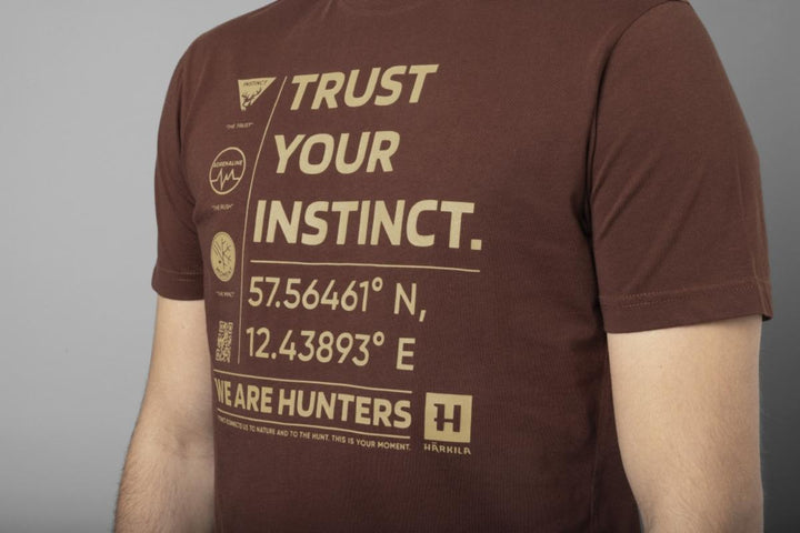 Harkila Härkila Instinct S/S t-shirt Burgundy
