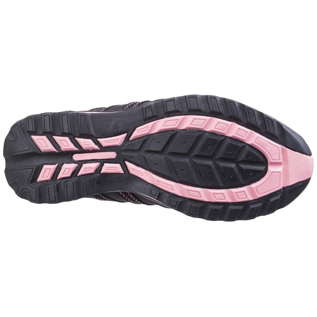 Amblers Safety FS47 Heat Resistant Lace Up Safety Trainer Black/Pink