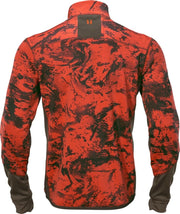 Harkila Wildboar Pro camo fleece jacket  AXIS MSP Wildboar orange/Shadow brown