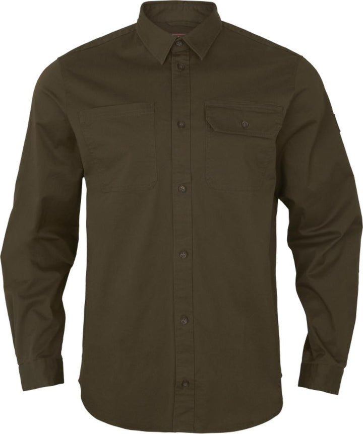 Harkila Trym L/S skjorte Willow green