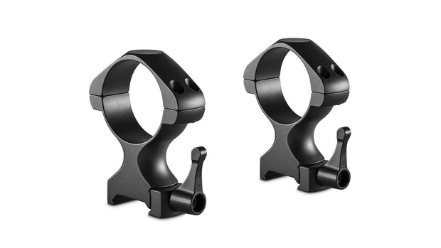 Hawke Precision Steel Ring Mounts ~ 34mm, High, With Lever Mounts