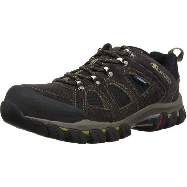 Karrimor Mens Karrimor Bodmin IV Weathertite Low Rise Waterproof Hiking Shoes - Dark Brown