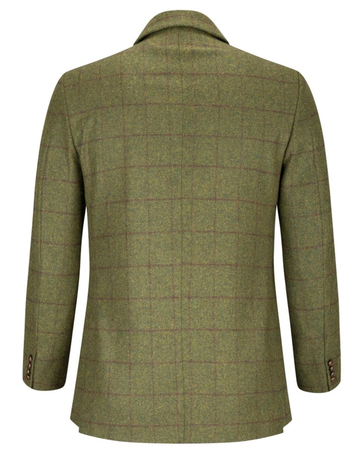 Hoggs of Fife Tummel Tweed Sports Jacket Olive/Wine