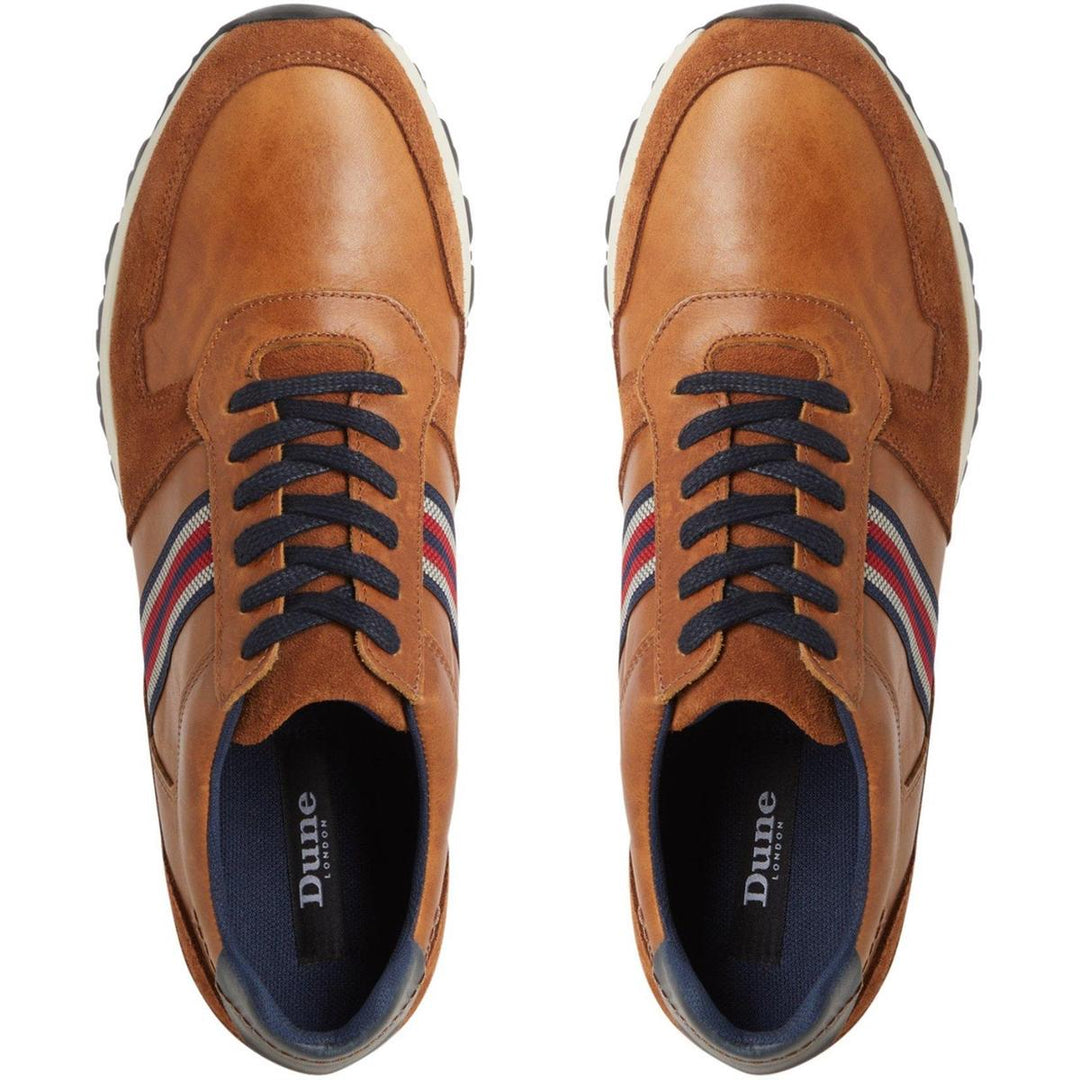 Dune Truro Side Stripe Runners Tan