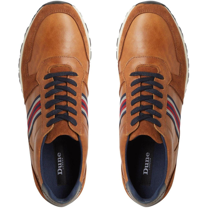 Dune Truro Side Stripe Runners Tan