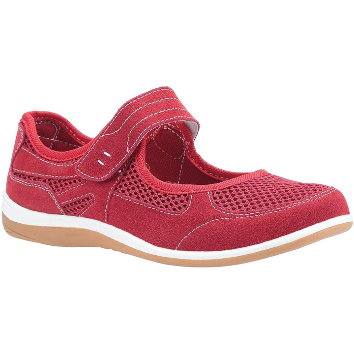 Fleet & Foster Morgan Touch Fastening Shoe Red