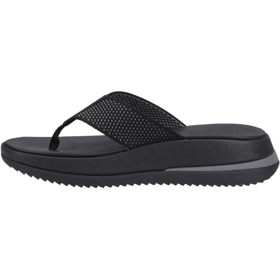 Fitflop Surff Two-tone Toe Post Sandals Black