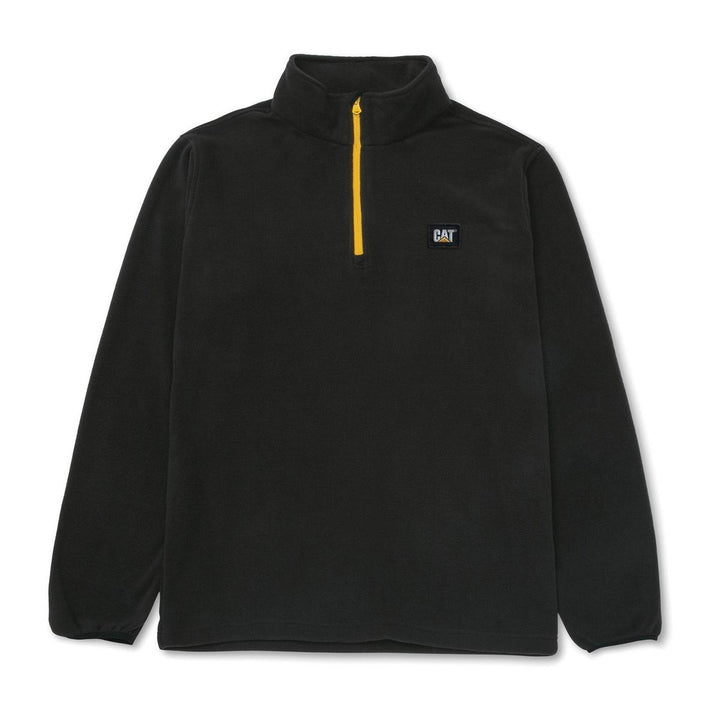 Caterpillar Cat Microfleece Quarter Zip Black/Yellow