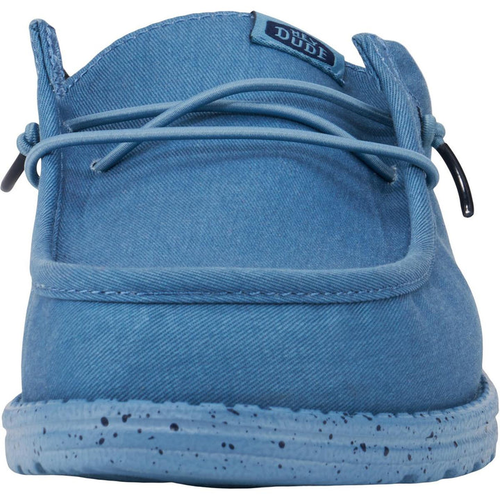 HEYDUDE Wally Slip Canvas Mule Elemental Blue