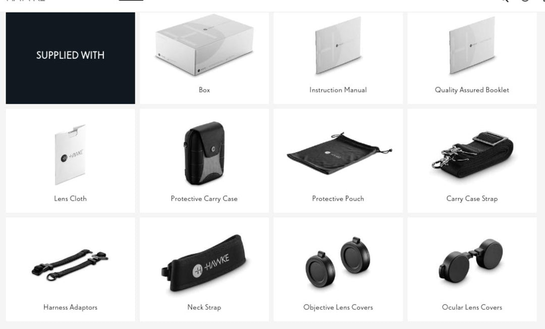 Hawke Frontier ED X 8x42 Binocular (Grey) Binoculars